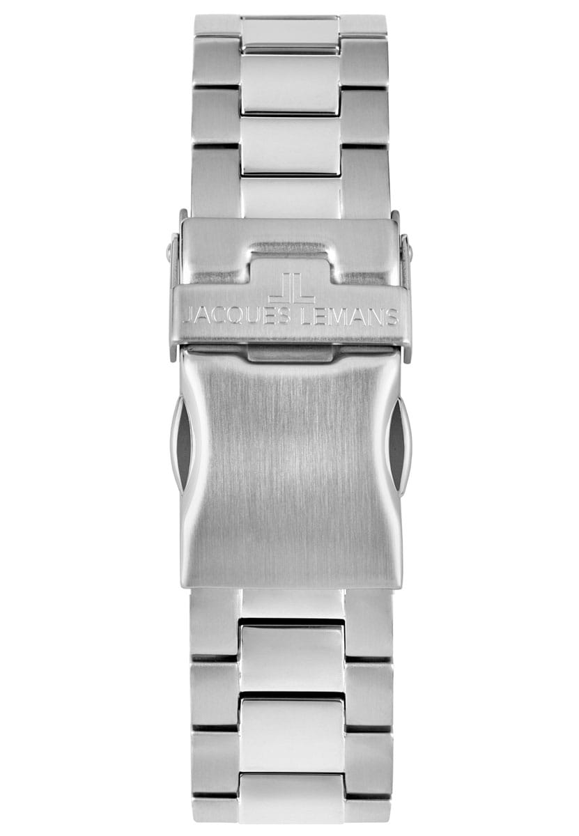 Jacques Lemans Jacques Lemans Liverpool 1-1877E кварцевые мужские часы часы крупный план черный циферблата