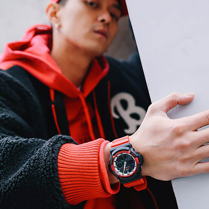 Casio Casio G-Shock GAW-100RB-1A  — детали корпуса и пластик