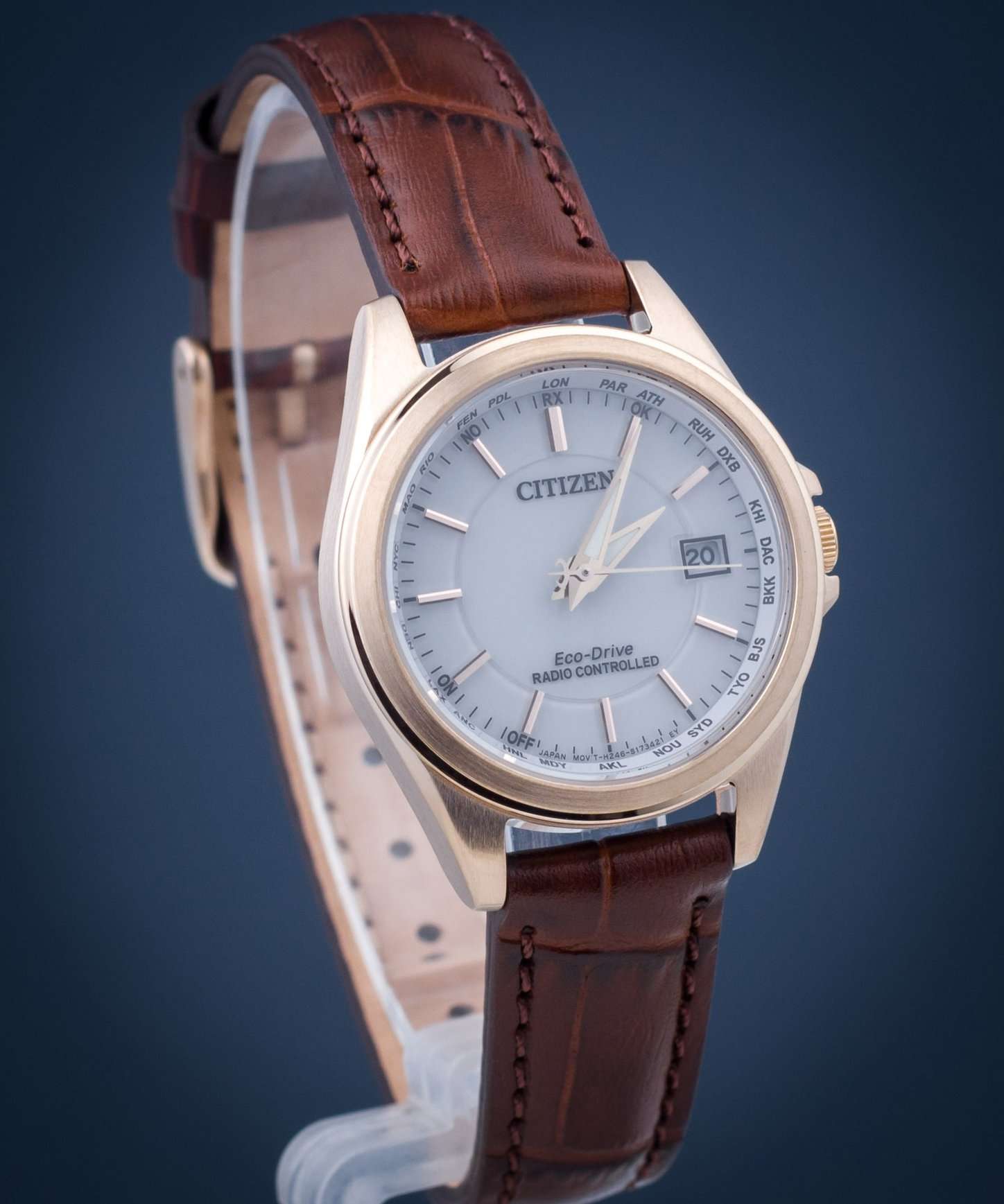 Citizen Citizen Eco-Drive EC1183-16A кварцевые женские часы часы крупный план белый циферблата