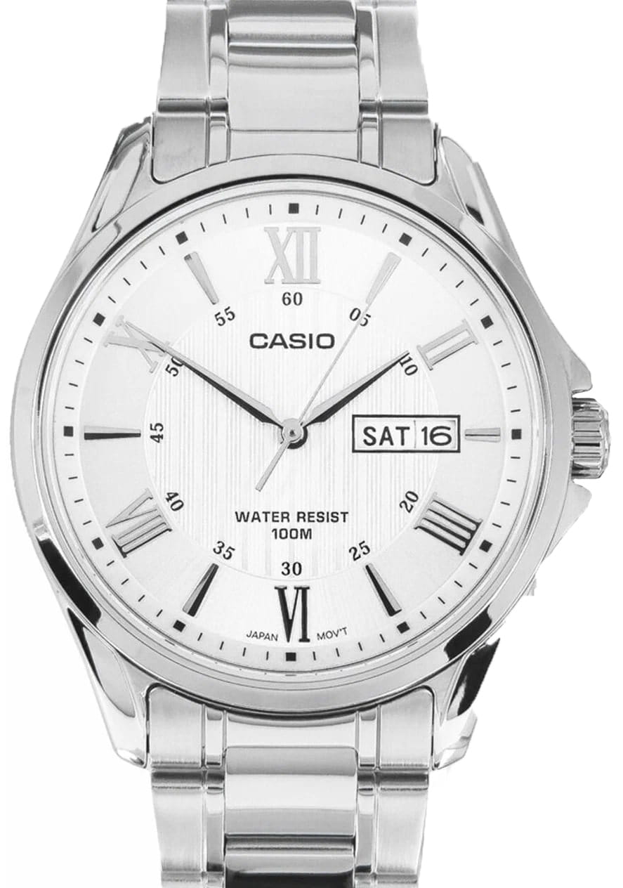 Casio Casio Collection MTP-1384D-7AVDF (MTP-1384D-7A)  наручные часы, вид спереди