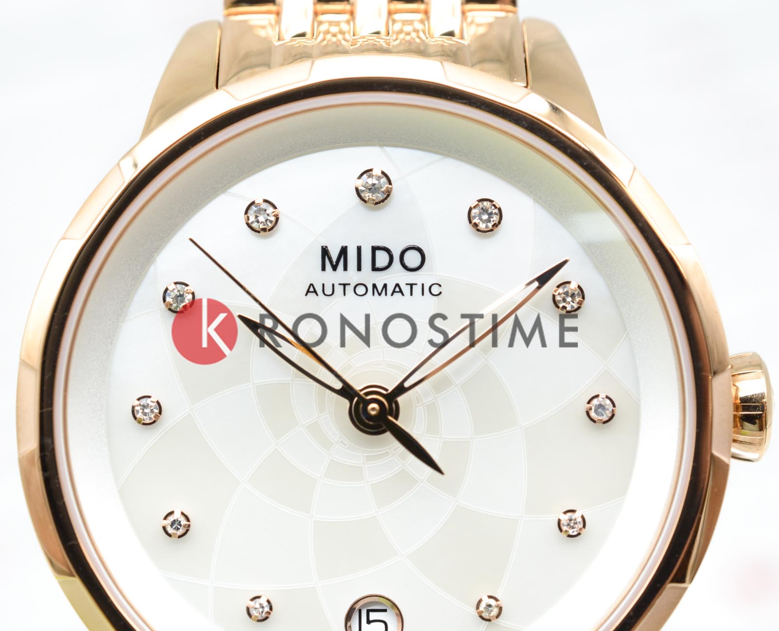 Mido Mido Rainflower M043.207.33.106.00, rainflower швейцария женские часы на браслете нержавеющая сталь с pvd-покрытием боковой вид