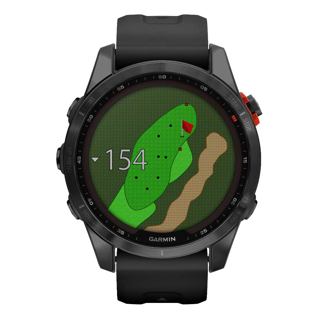 Garmin Garmin Fenix 7s 010-02539-13 электронные мужские часы часы крупный план цветной циферблата