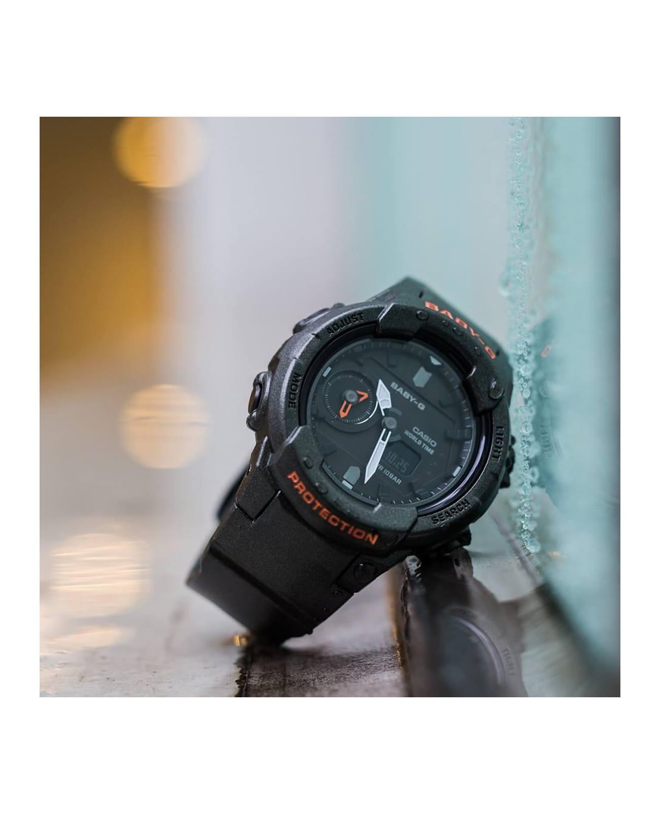 Casio Casio Baby-G BGA-230S-3A, baby-g япония женские часы на браслете полимер боковой вид