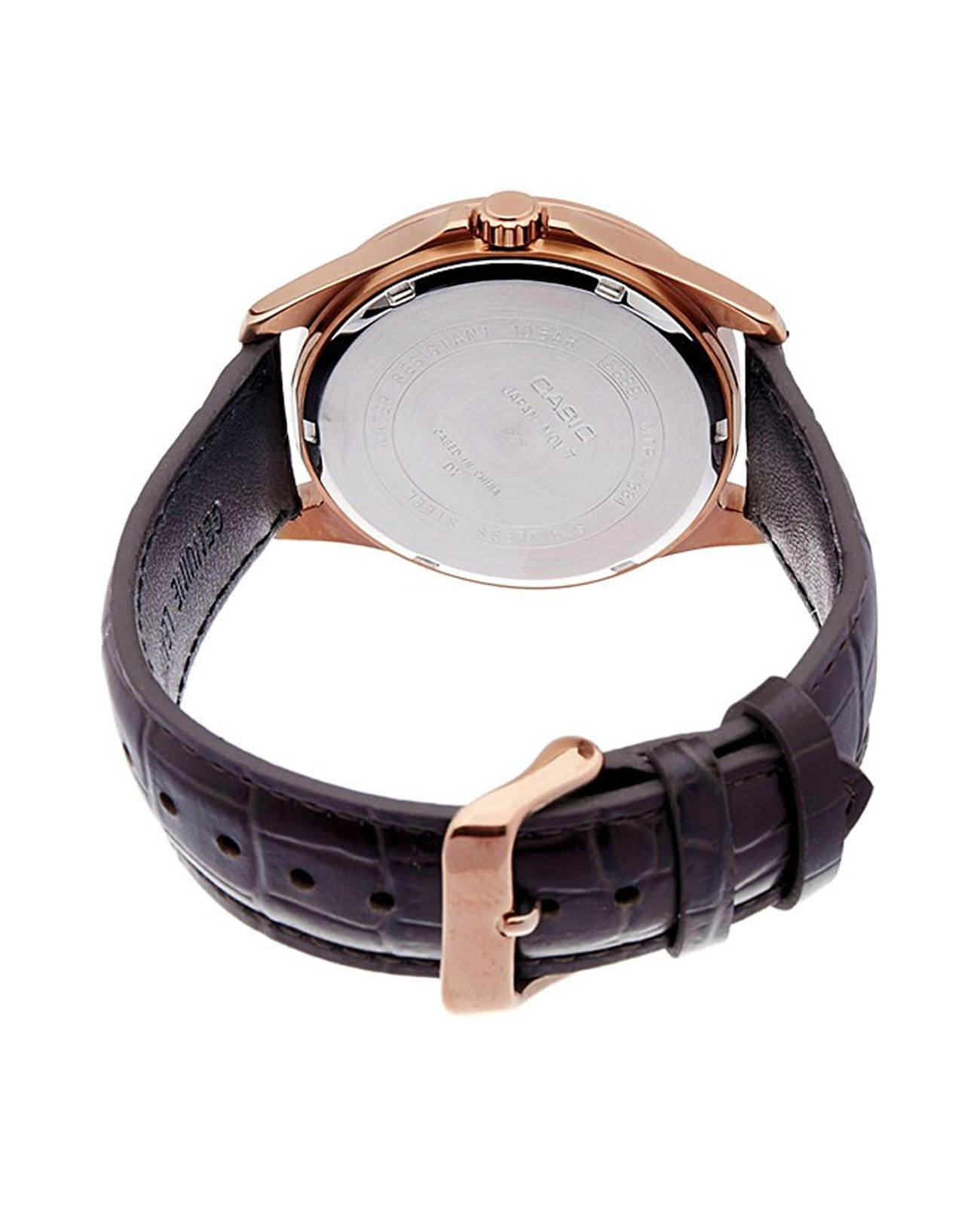 Casio Casio Collection MTP-1384L-7A, collection япония мужские часы на браслете кожаный боковой вид