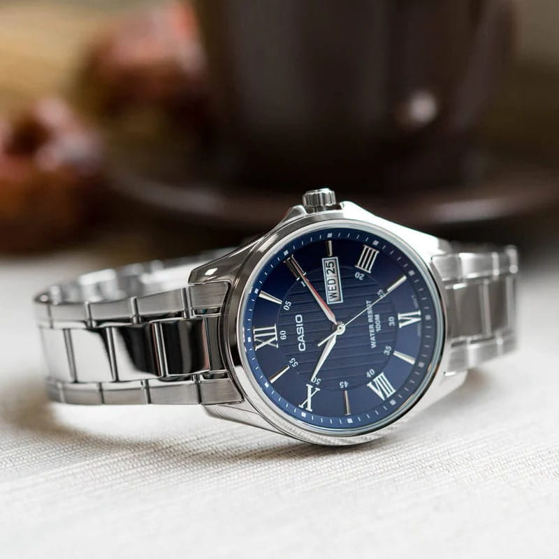 Оригинальные часы Casio Casio Collection MTP-1384D-2AVDF (MTP-1384D-2A) в фирменной упаковке от производителя
