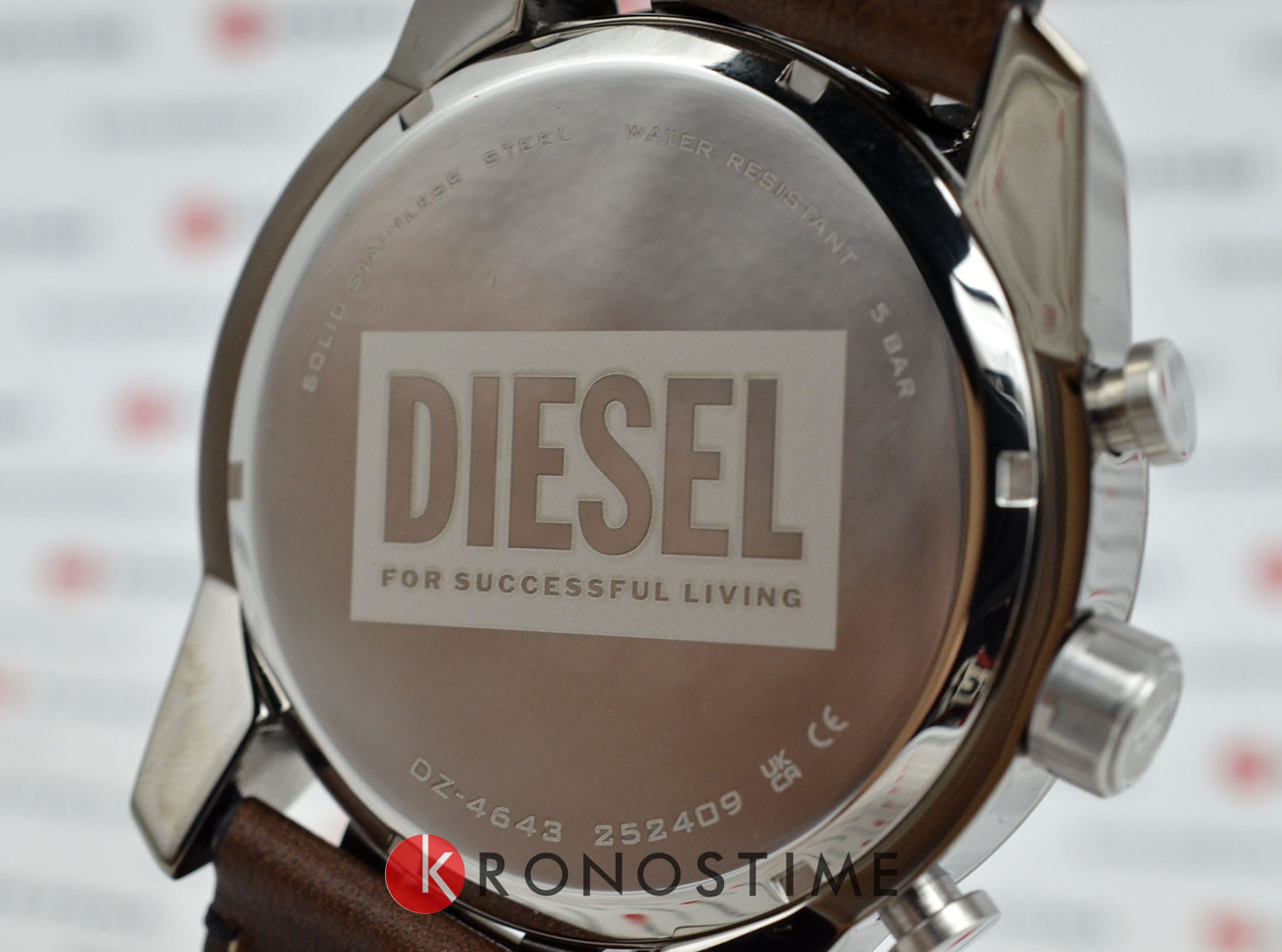Diesel DZ4643 мужские часы застежка крупным планом