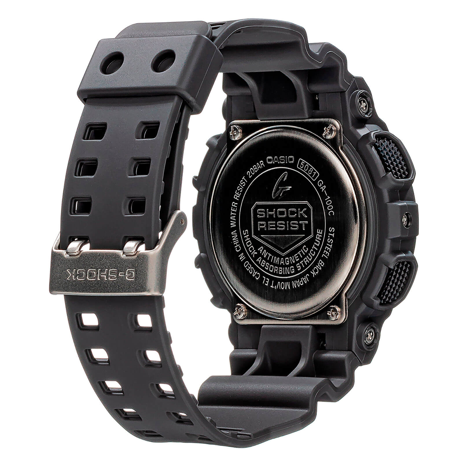 Оригинальные часы Casio Casio G-Shock GA-100C-8A электронные калибр механизма  общий вид