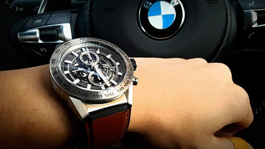 TAG Heuer TAG Heuer Carrera CAR2A8A.FT6072 мужские часы серебристый циферблат на запястье