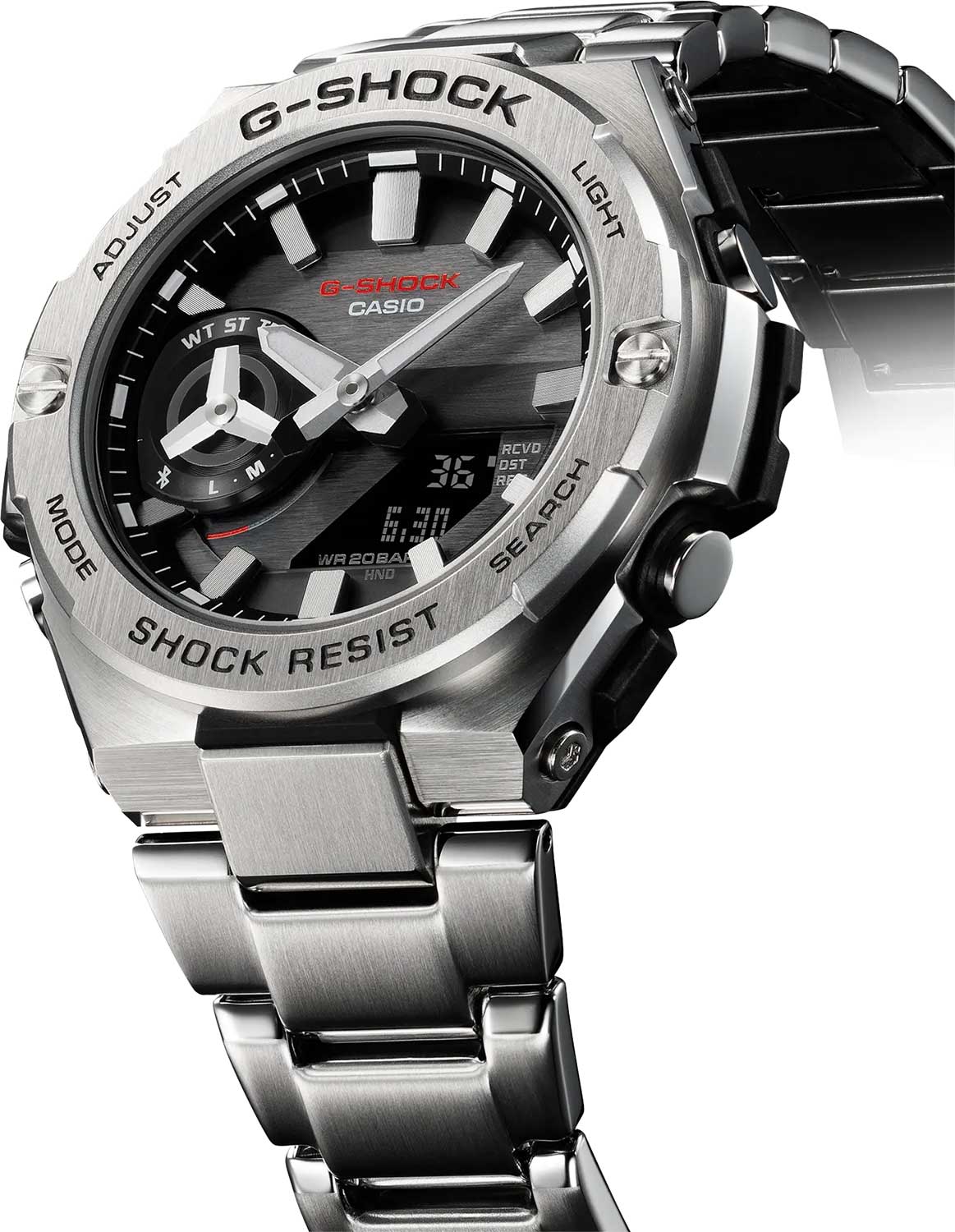 Casio Casio G-Shock GST-B500D-1AER GST G-Steel — детали корпуса и нержавеющая сталь