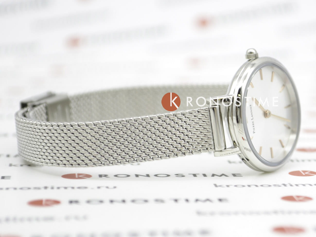 Pierre Lannier Pierre Lannier Nova 013N628  - задняя крышка сталь металл корпуса, франция часы