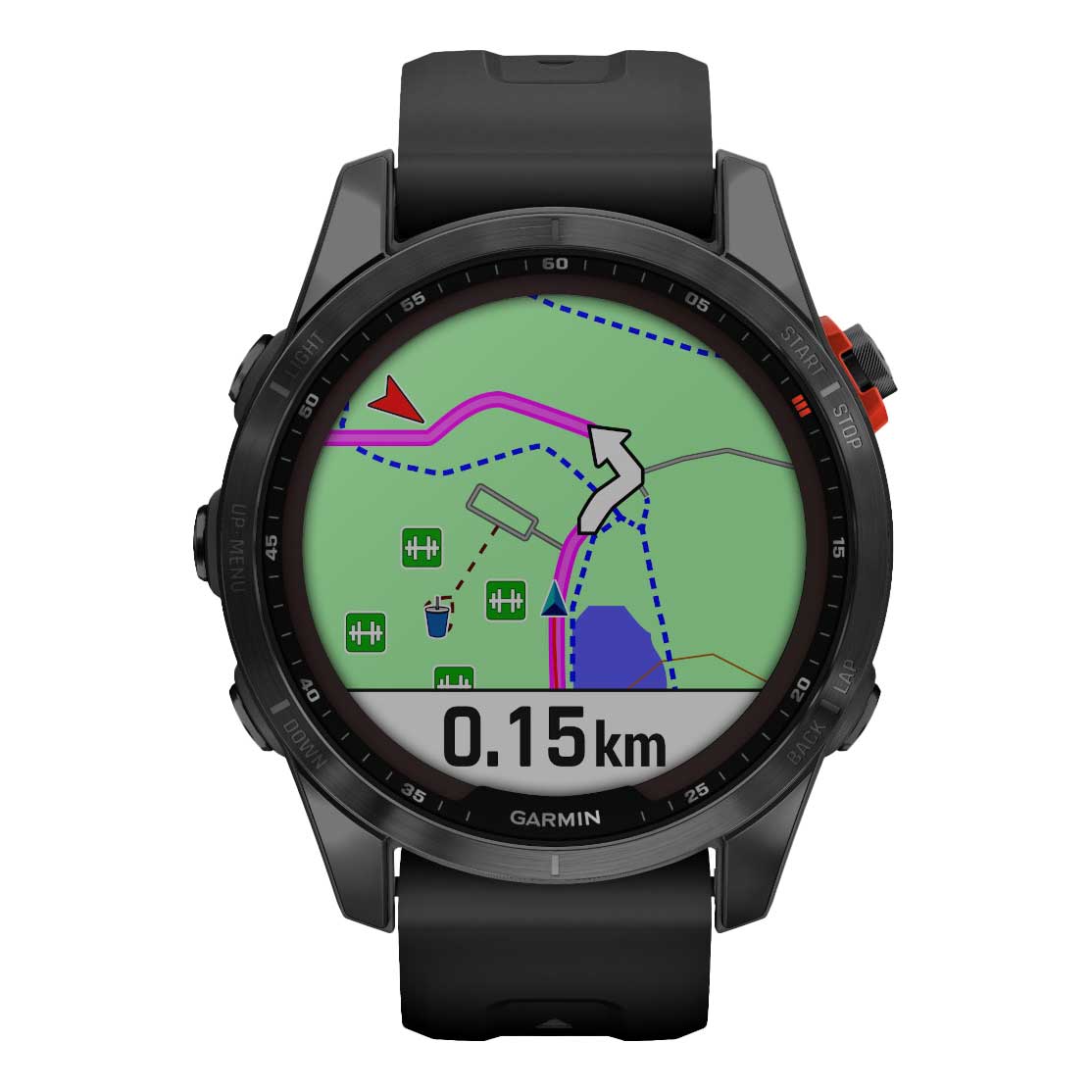 Garmin 010-02539-13 мужские часы застежка крупным планом