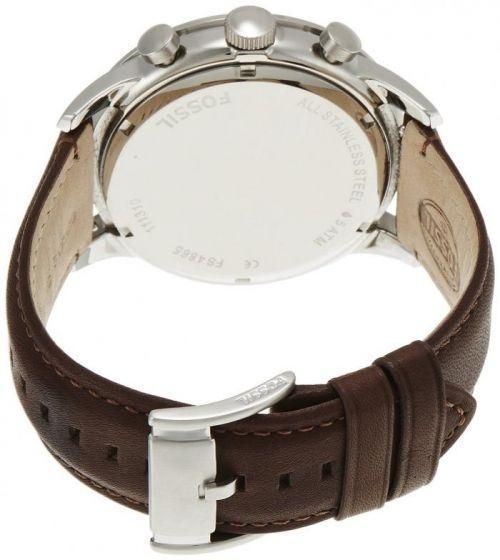 Fossil Fossil Bannon  FS4872,  сша мужские часы на браслете кожаный боковой вид