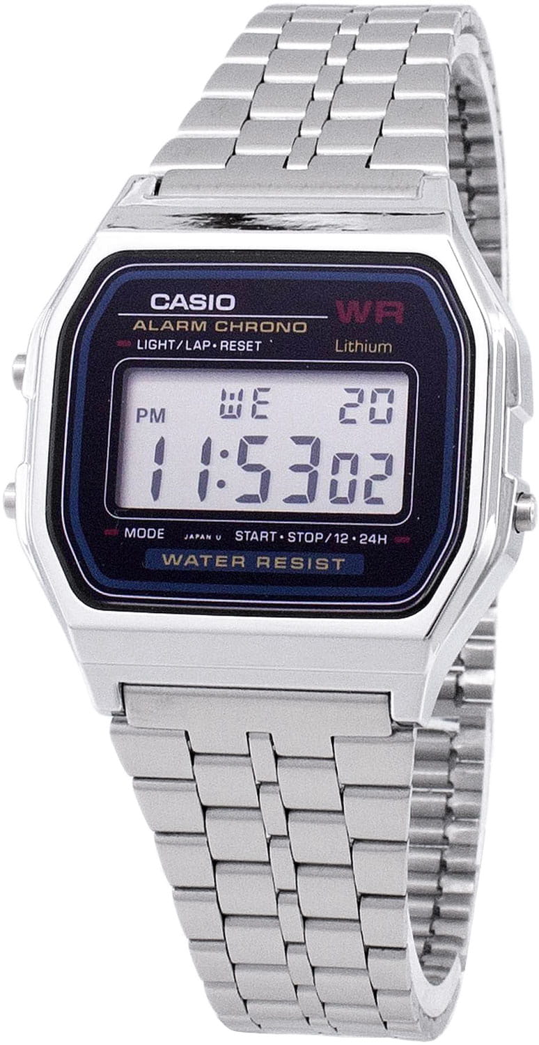 Оригинальные часы Casio Casio Vintage A-159WA-N1DF (A159WA-N1) кварцевые калибр механизма  общий вид