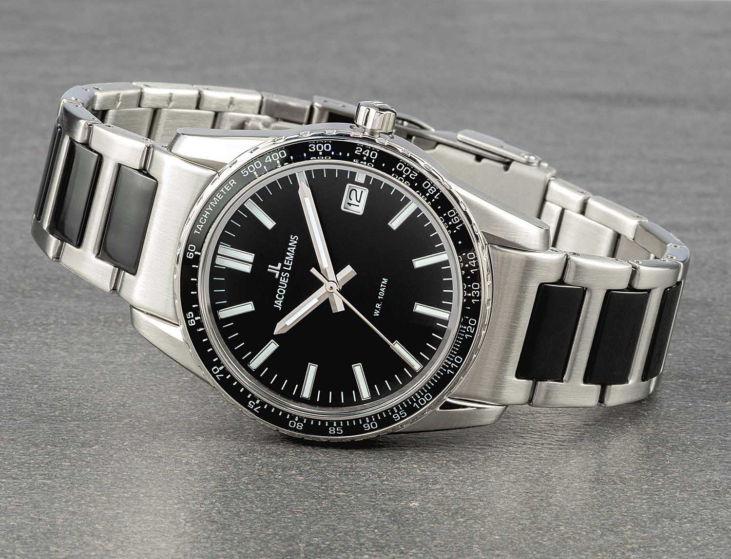 Оригинальные часы Jacques Lemans Jacques Lemans 1-2060G кварцевые калибр механизма  общий вид