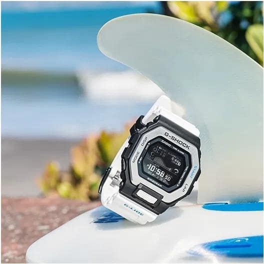 Casio Casio G-Shock GBX-100-7E, g-shock япония мужские часы на браслете полимер боковой вид
