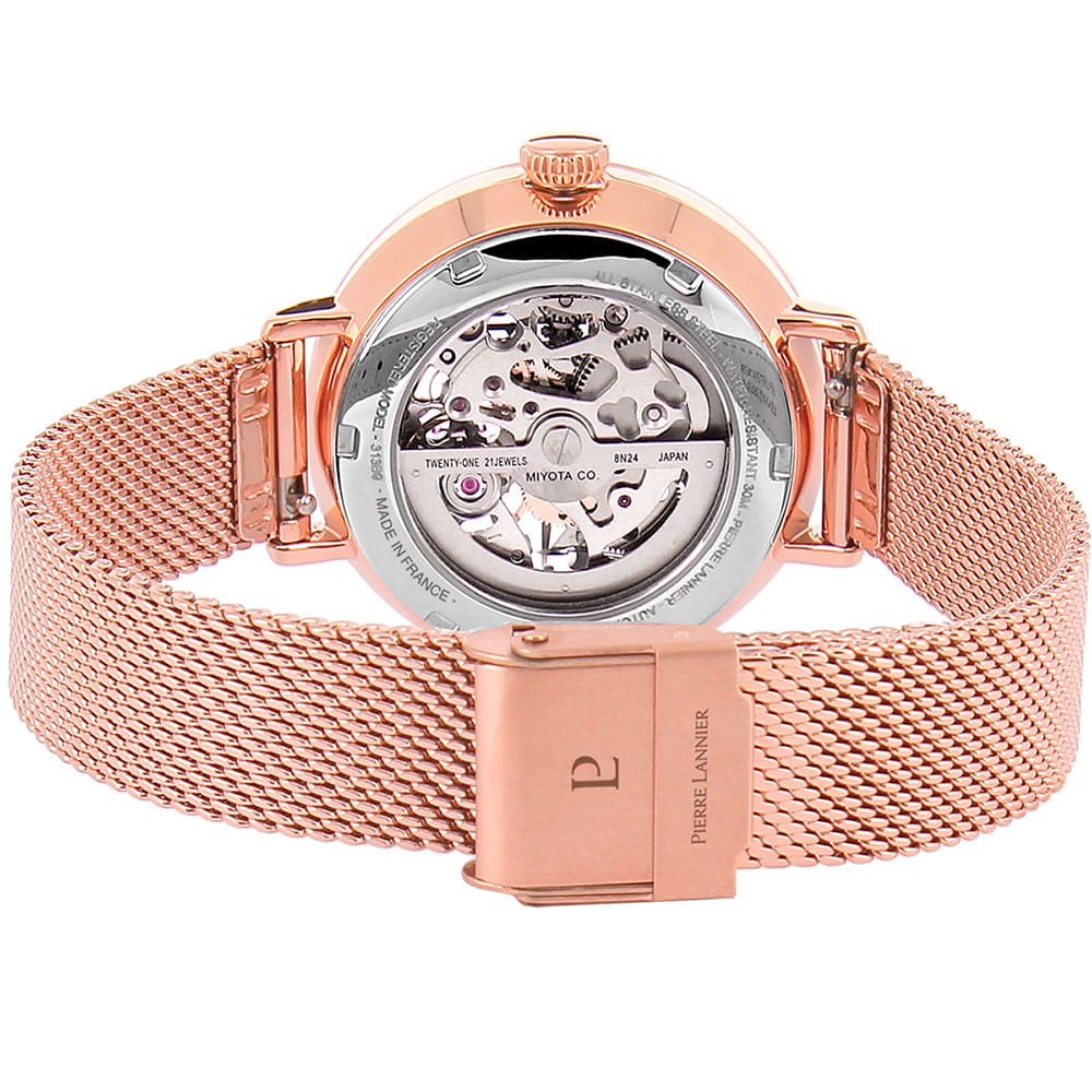 Pierre Lannier Pierre Lannier Automatic 313B938 франция наручные женские часы заводная головка с логотипом Pierre Lannier