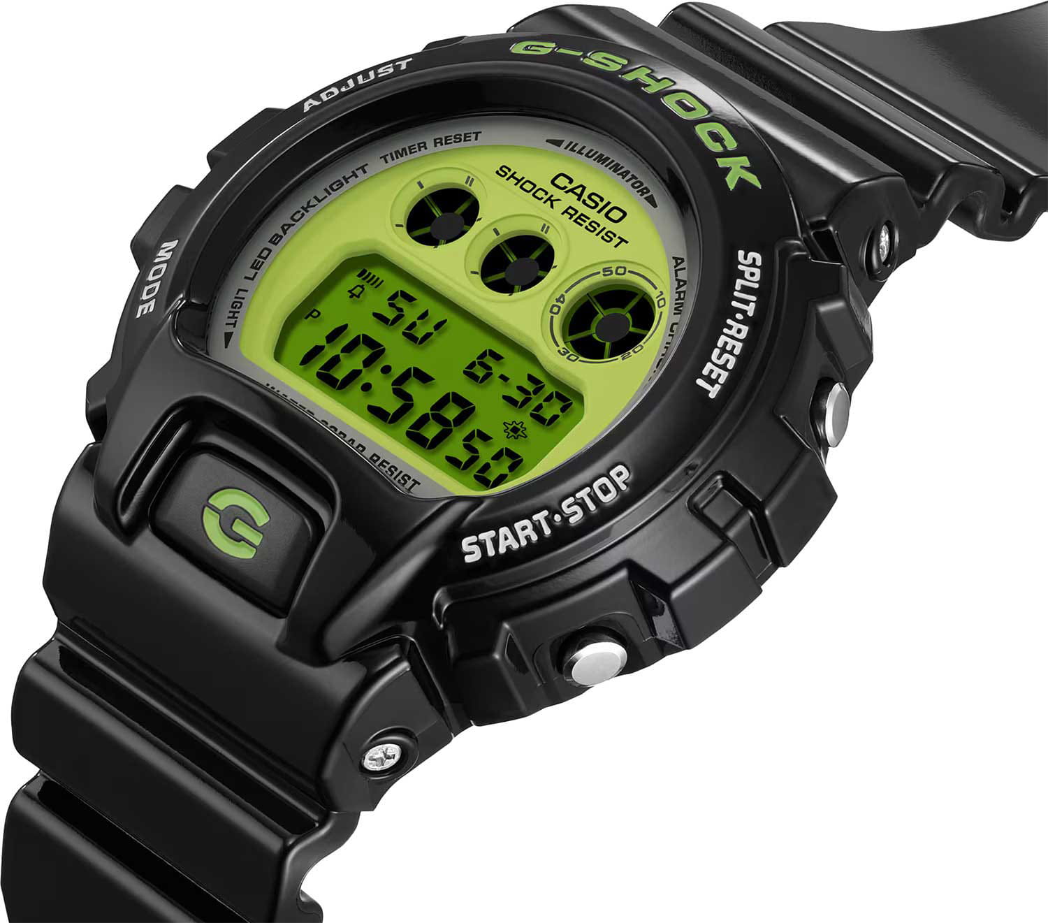 Casio Casio G-Shock DW-6900RCS-1DR (DW-6900RCS-1), g-shock япония мужские часы на браслете пластик боковой вид