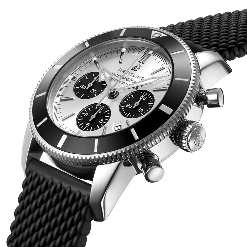 Breitling Breitling Breitling Superocean Heritage B01 Chronograph 44 AB0162121G1S1 , наручные мужские часы фото под углом