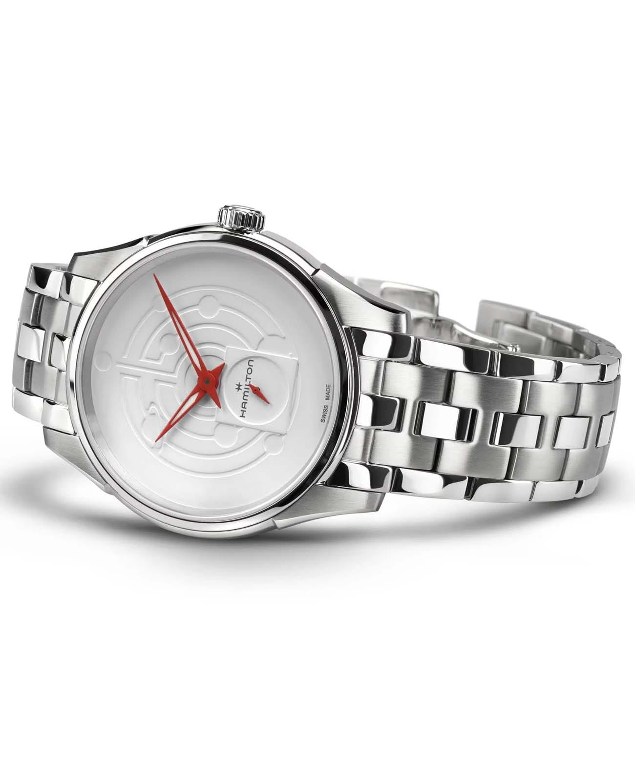 Hamilton Hamilton Jazzmaster Thinline Special Edition H38421110, jazzmaster швейцария мужские часы на браслете нержавеющая сталь боковой вид