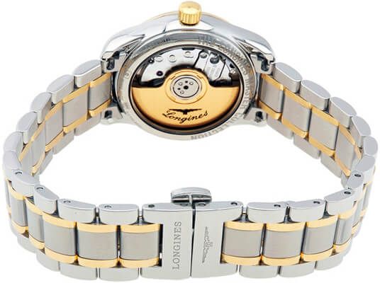 Longines Longines Master Collection L2.128.5.78.7, master collection швейцария женские часы на браслете нержавеющая сталь + золото 18к боковой вид