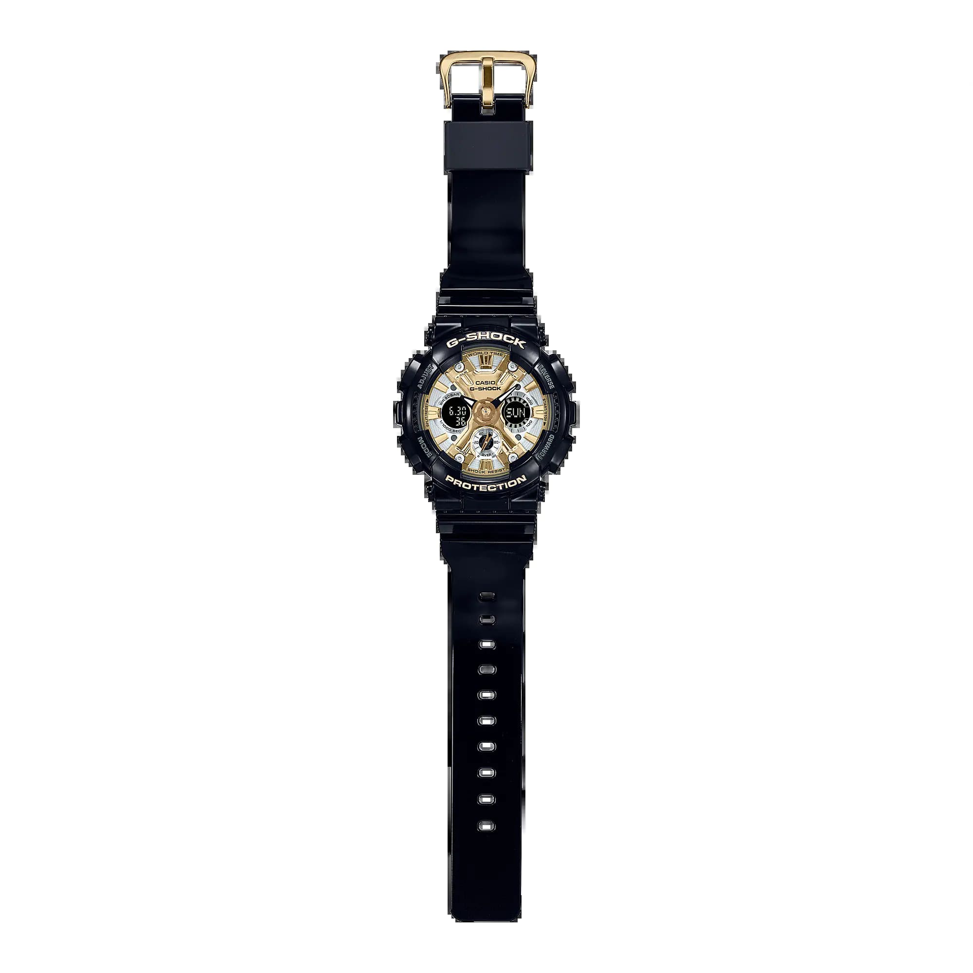 Casio Casio G-Shock GMA-S120GB-1ADR (GMA-S120GB-1A) женские часы  циферблат на запястье