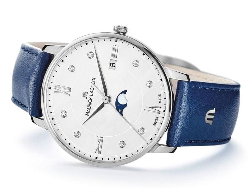 Maurice Lacroix Maurice Lacroix Eliros Moonphase EL1096-SS001-170-1 , наручные женские часы фото под углом