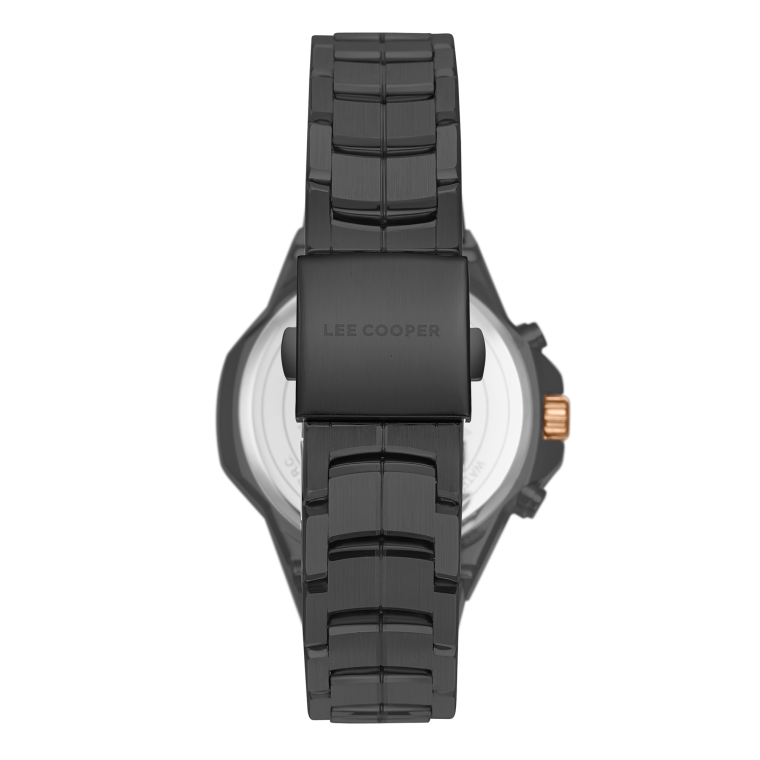 Lee Cooper Lee Cooper LC08067.070,  англия мужские часы на браслете нержавеющая сталь с ip-покрытием боковой вид