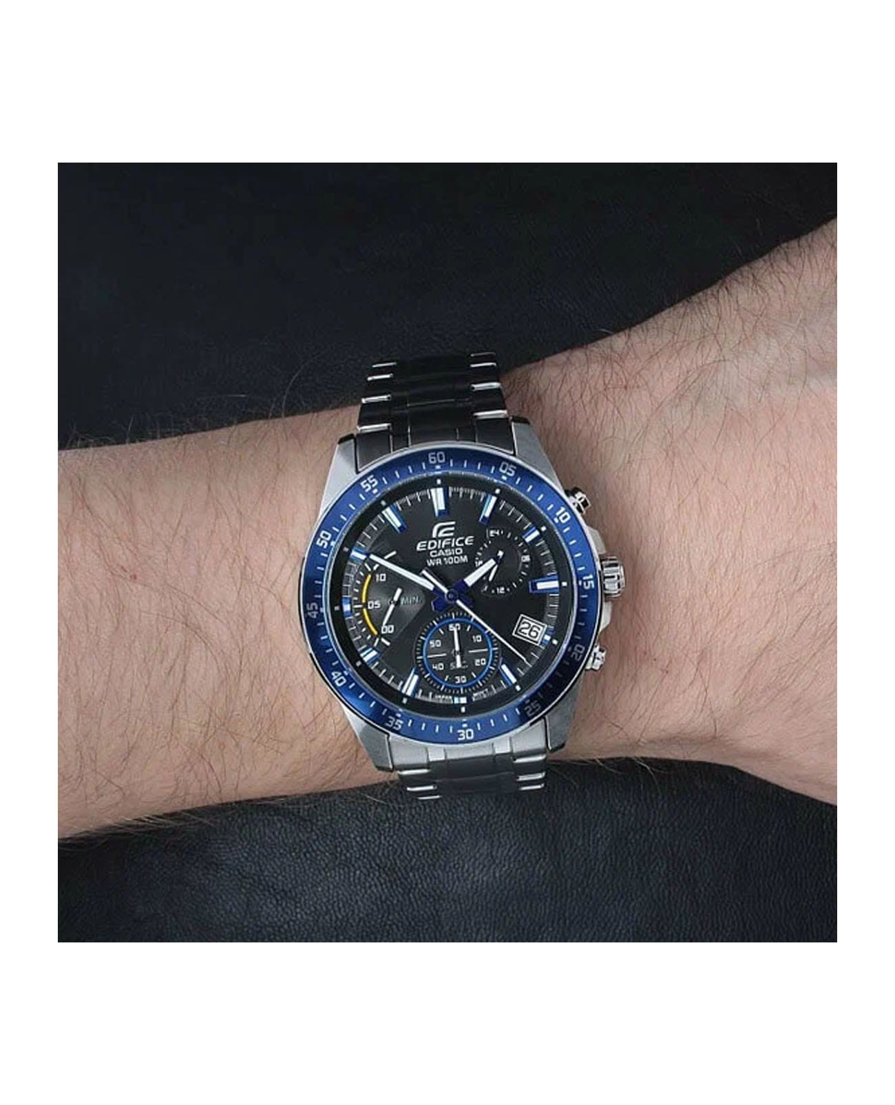 Casio Casio Edifice EFV-540D-1A2VUDF (EFV-540D-1A2) кварцевые часы с аксессуарами мужские часы модель EFV-540D-1A2