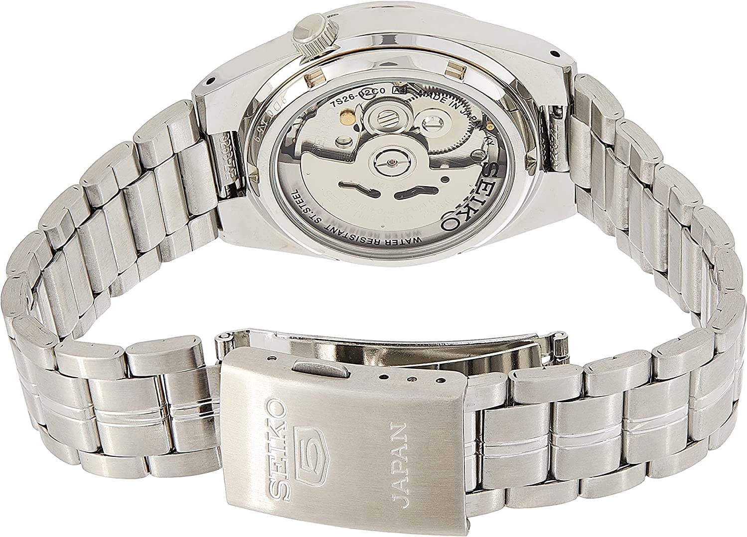 Seiko Seiko Seiko 5 SNK567J1  — детали корпуса и нержавеющая сталь