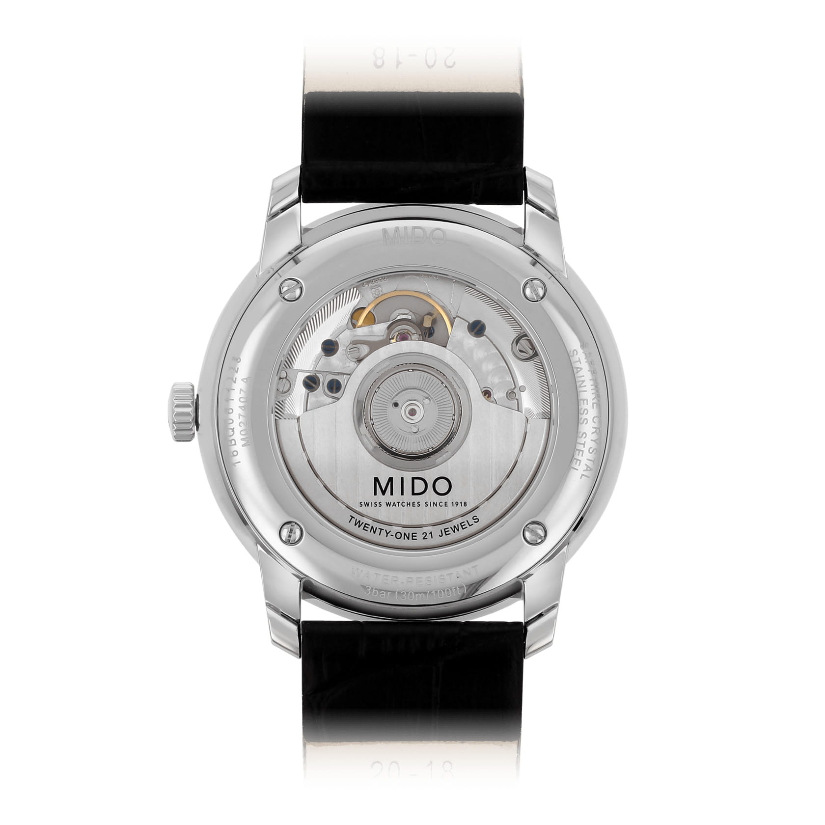Mido Mido Baroncelli Heritage Gent M027.407.16.010.00 , наручные мужские часы фото под углом