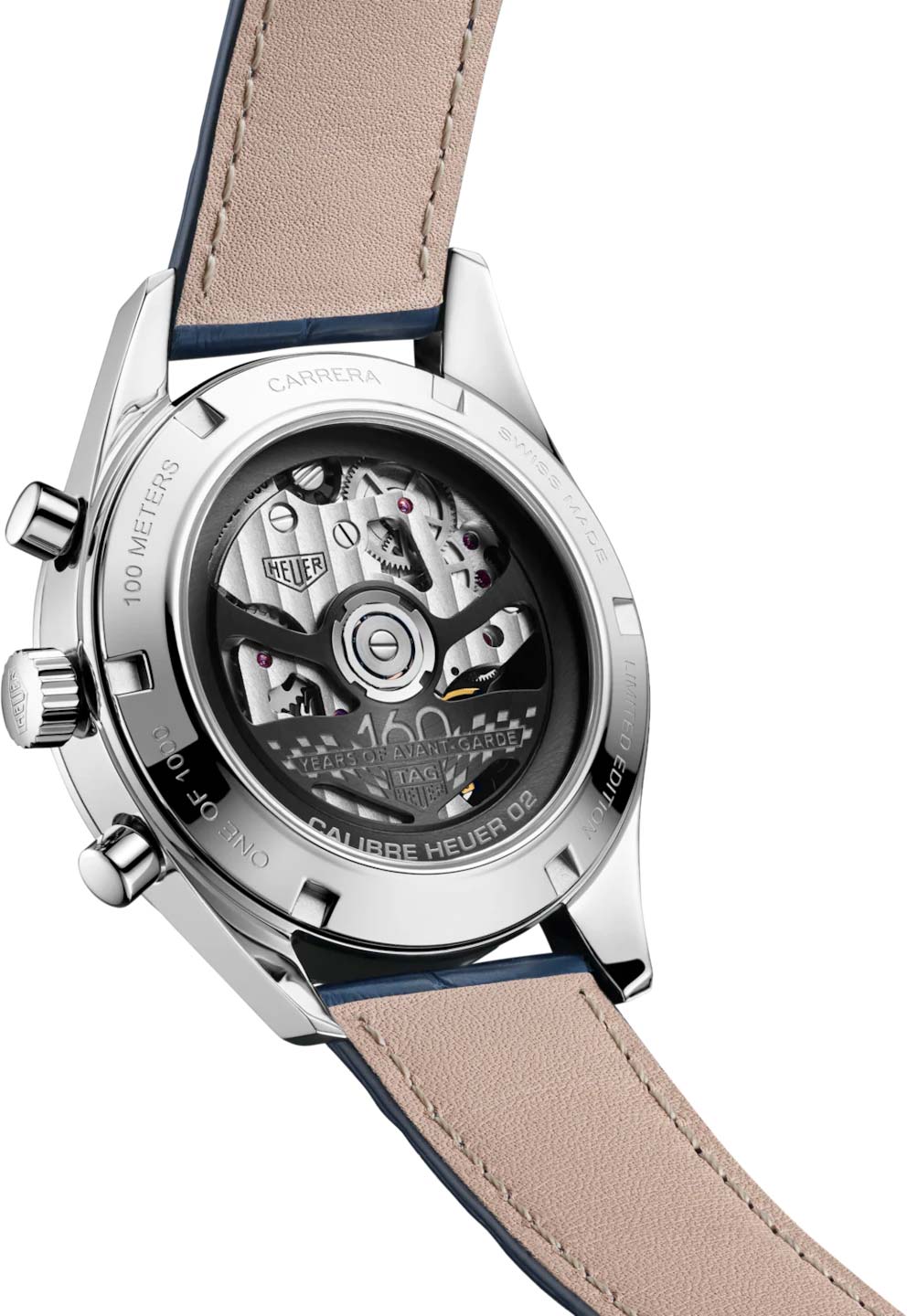 TAG Heuer TAG Heuer Carrera Limited Edition CBK221C.FC6488  - задняя крышка металл сталь корпуса, швейцария часы