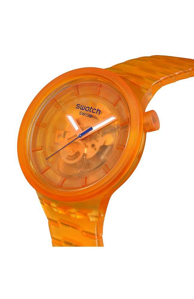 Swatch Swatch Big Bold Biosourced Lacquered SB05O103 , наручные мужские часы фото под углом