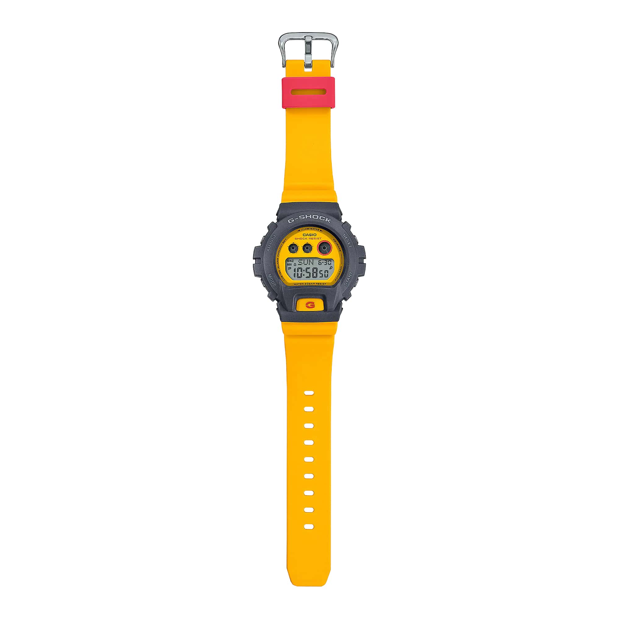 Casio Casio G-Shock GMD-S6900Y-9DR (GMD-S6900Y-9), g-shock япония женские часы на браслете пластик боковой вид