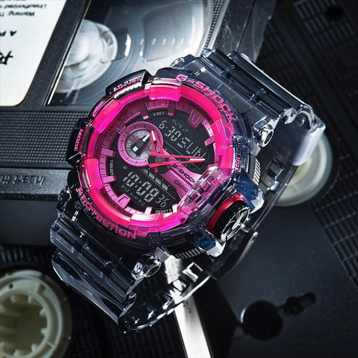 Casio Casio G-Shock GA-400SK-1A4 - наручные мужские часы наручные часы в перспективе розовый циферблат