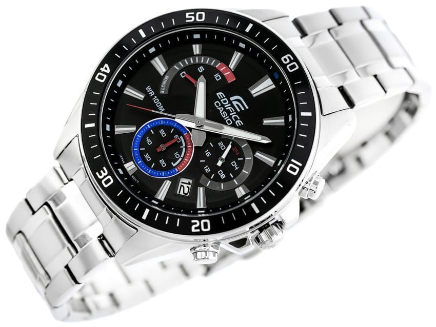 Casio Casio Edifice EFR-552D-1A3VUDF (EFR-552D-1A3), edifice япония мужские часы на браслете нержавеющая сталь боковой вид