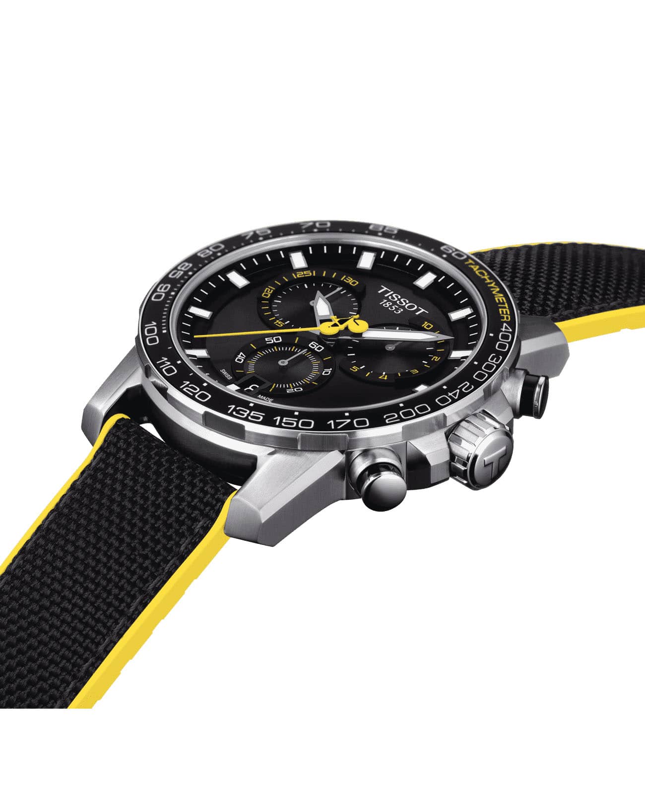 Tissot Tissot SuperSport Chrono Tour De France 2020 T125.617.17.051.00, t-sport швейцария мужские часы на браслете каучук боковой вид