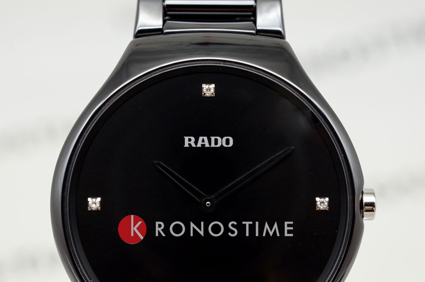 Rado Rado True Thinline Diamonds R27741712, true thinline швейцария мужские часы на браслете керамика боковой вид