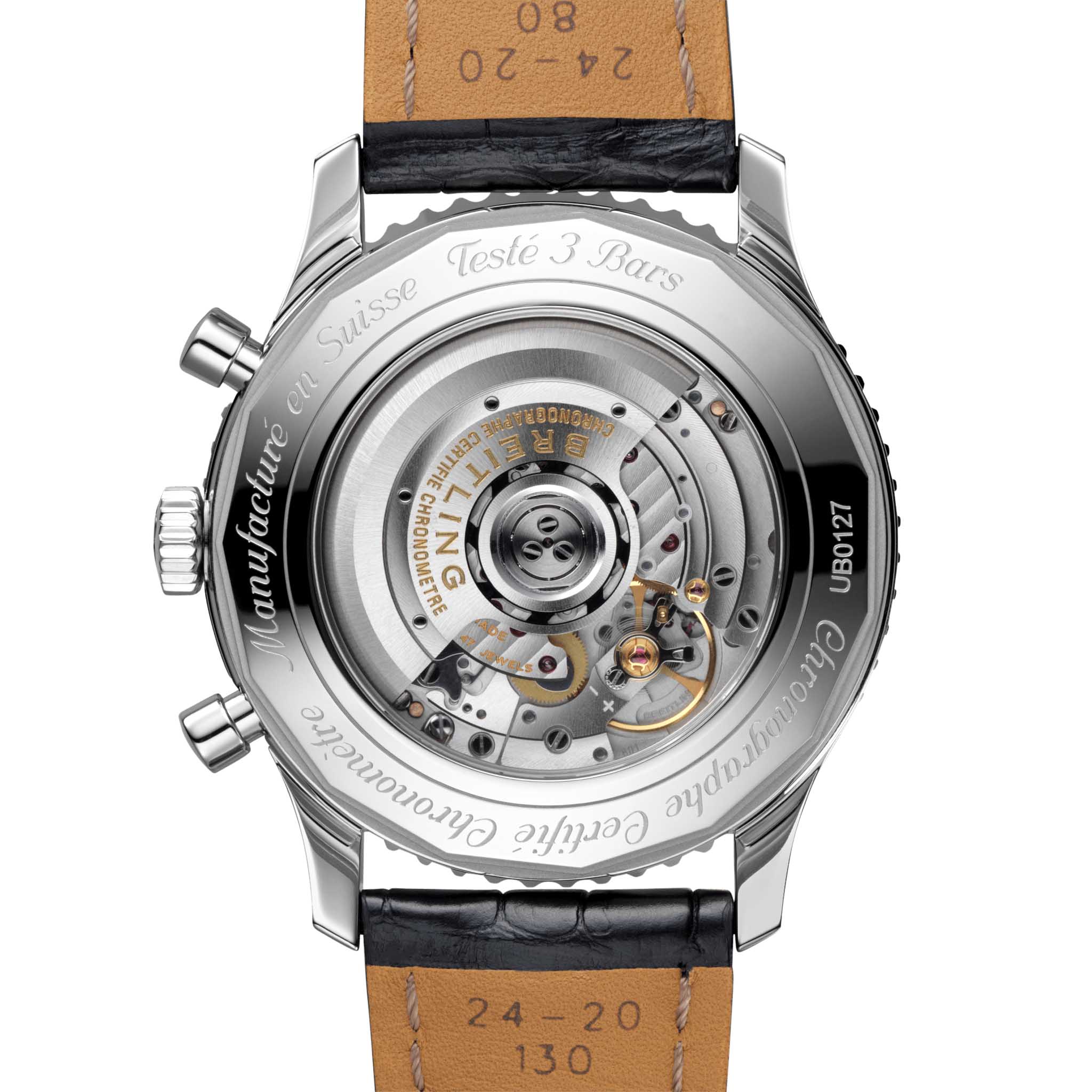 Оригинальные часы Breitling Breitling Navitimer B01 Chronograph 46 UB0127211B1P1 механические калибр механизма мануфактурный механизм breitling caliber b01 общий вид