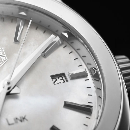 TAG Heuer TAG Heuer Link WBC1310.BA0600, link швейцария женские часы на браслете нержавеющая сталь боковой вид