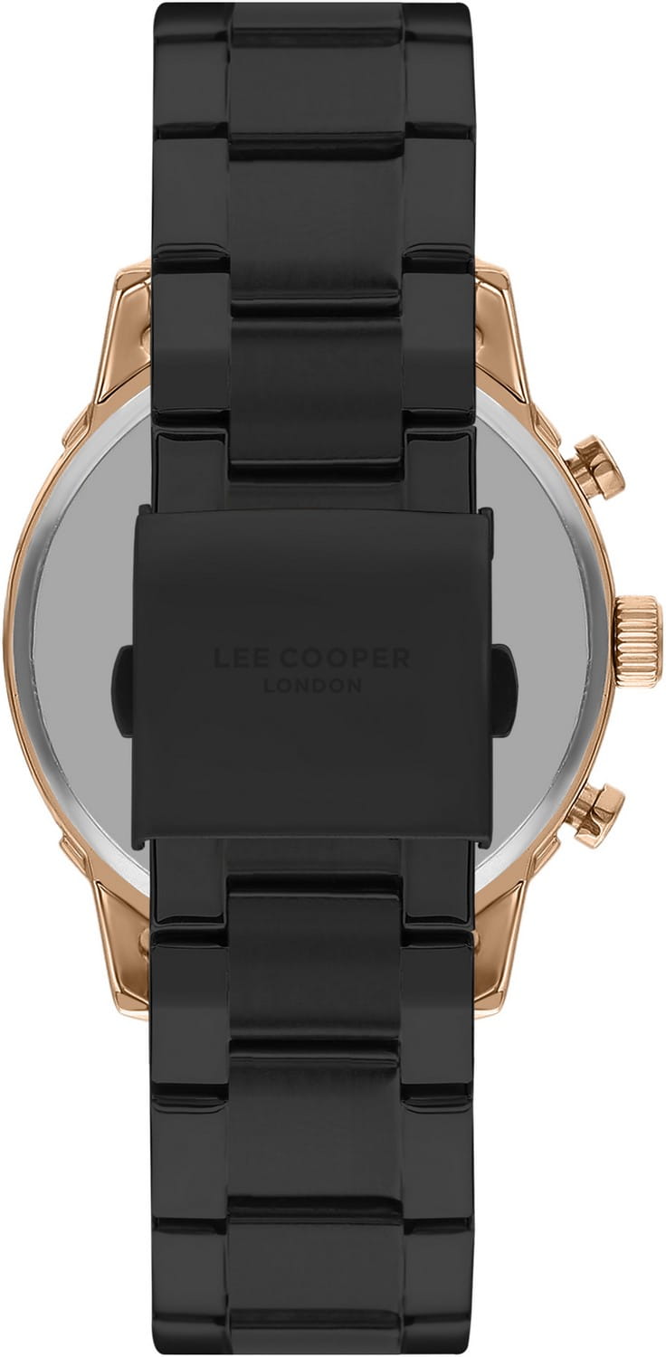 Lee Cooper Lee Cooper LC07672.450,  англия мужские часы на браслете нержавеющая сталь с ip-покрытием боковой вид