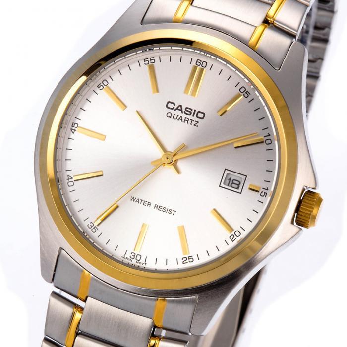 Casio Casio MTP-1183G-7A, mtp япония мужские часы на браслете нержавеющая сталь с ip-покрытием боковой вид