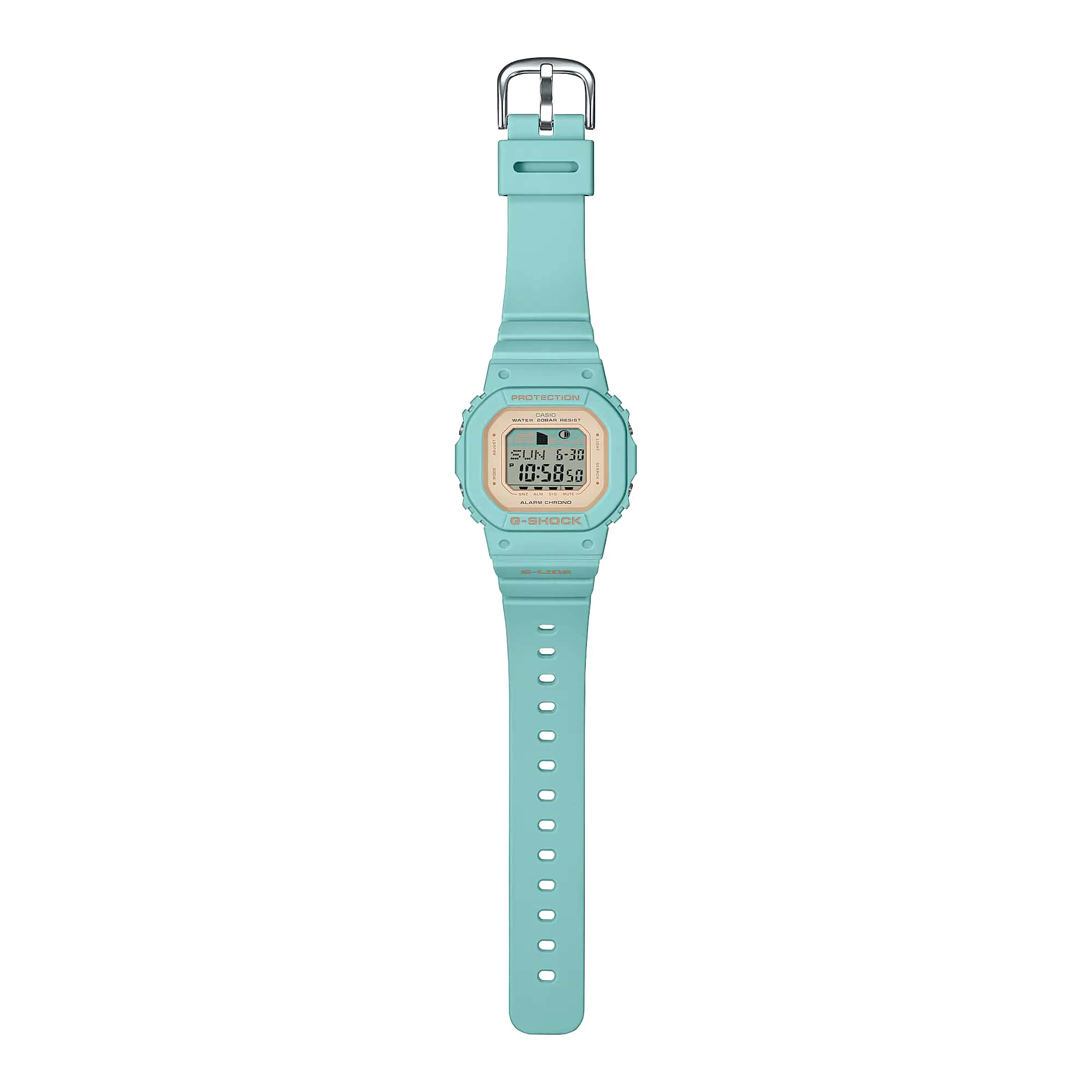 Casio Casio G-Shock GLX-S5600-3 электронные женские часы часы крупный план бежевый циферблата