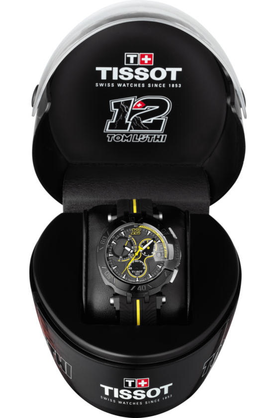 Оригинальные часы Tissot Tissot T-Race Thomas Luthi 2017 T092.417.37.067.01 кварцевые калибр механизма eta g10.212 общий вид