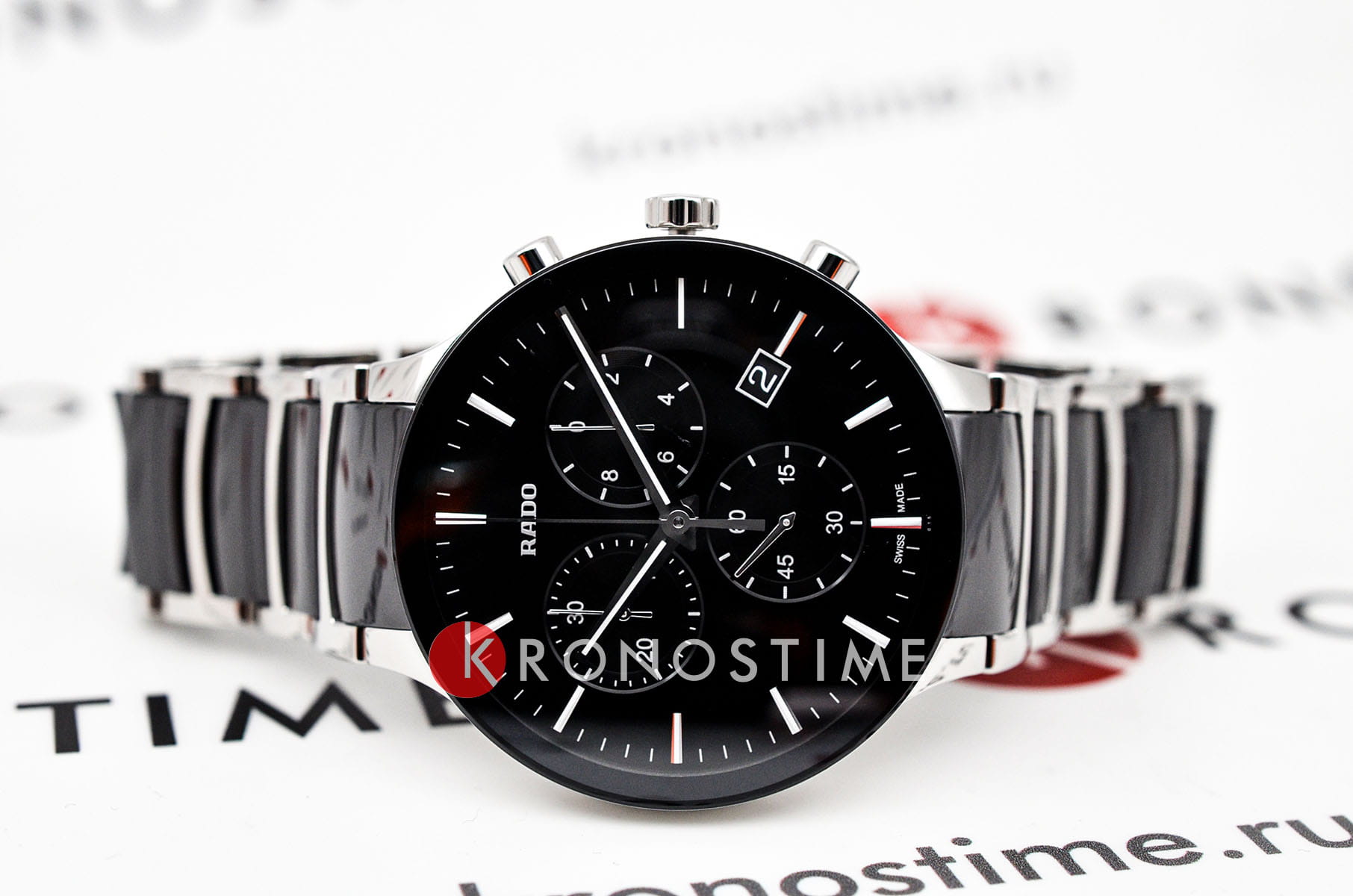 Rado Rado Centrix Chronograph R30130152 , наручные мужские часы фото под углом