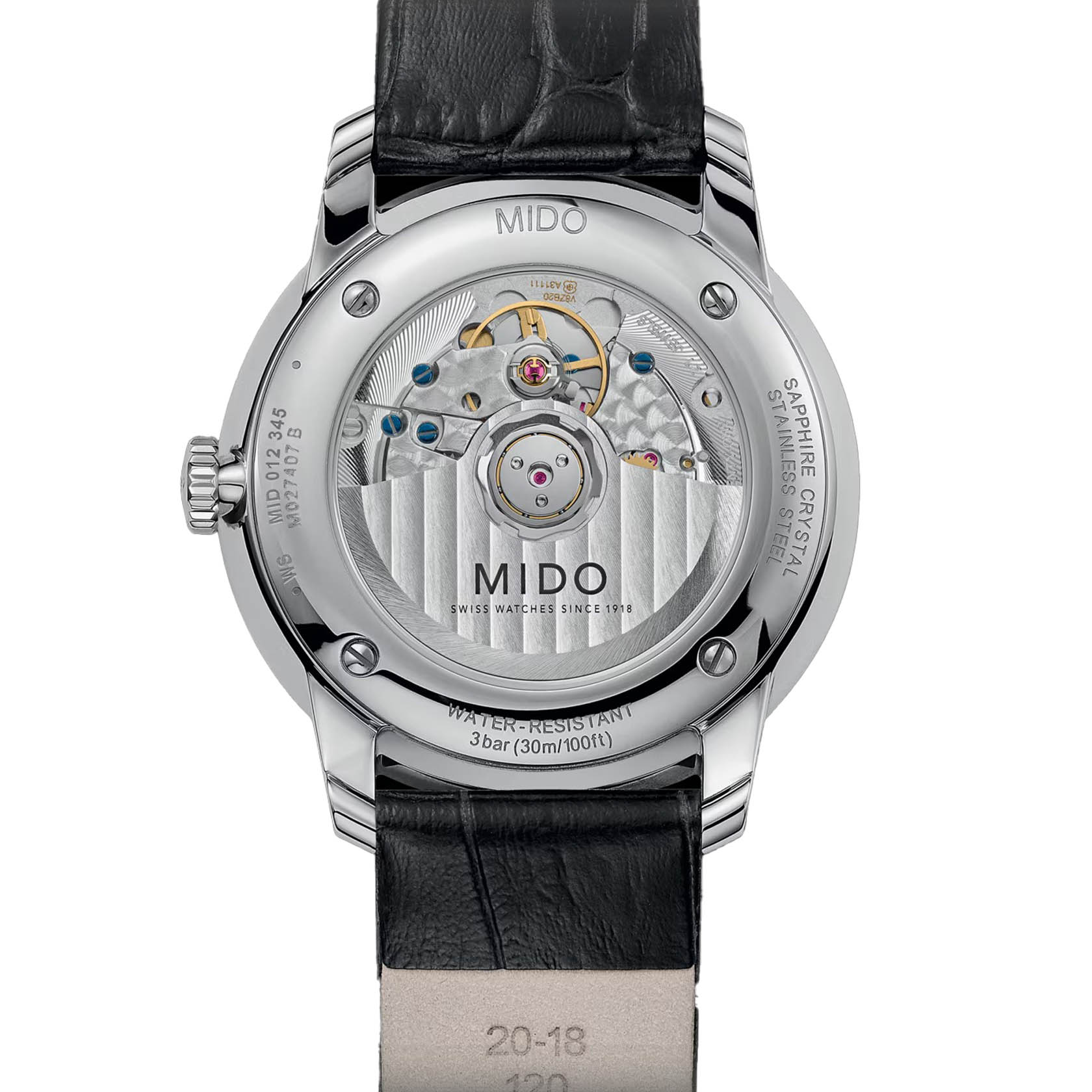 Mido Mido Baroncelli Heritage M027.407.16.011.00 , наручные мужские часы фото под углом