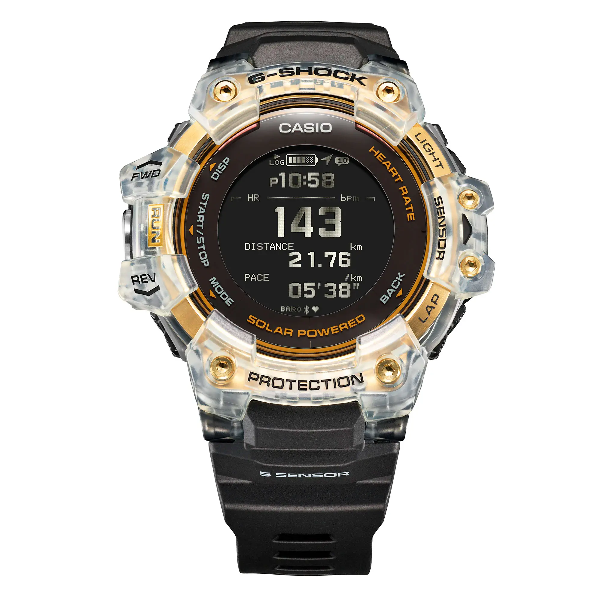 Casio Casio G-Shock GBD-H1000-1A9 мужские часы черный циферблат на запястье