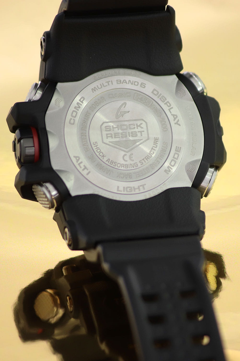 Casio Casio G-Shock GWG-1000-1A, g-shock япония мужские часы на браслете пластик боковой вид