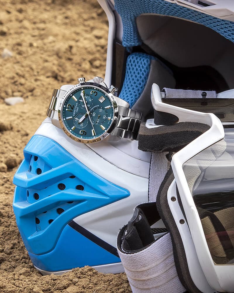 Certina Certina DS Podium Chronograph 1/10 sec C034.417.11.097.00 швейцария наручные мужские часы заводная головка с логотипом Certina