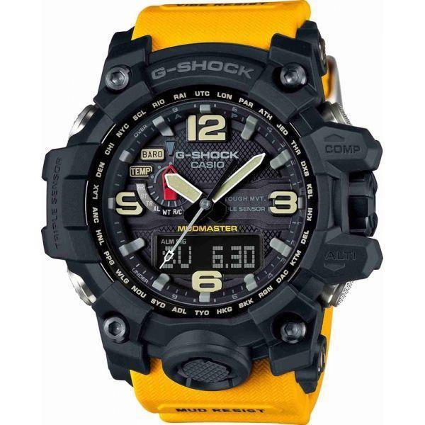 Casio Casio G-Shock GWG-1000-1A9 Mudmaster GWG-1000-1A9 электронные мужские часы черный циферблат, браслет силикон — вид спереди