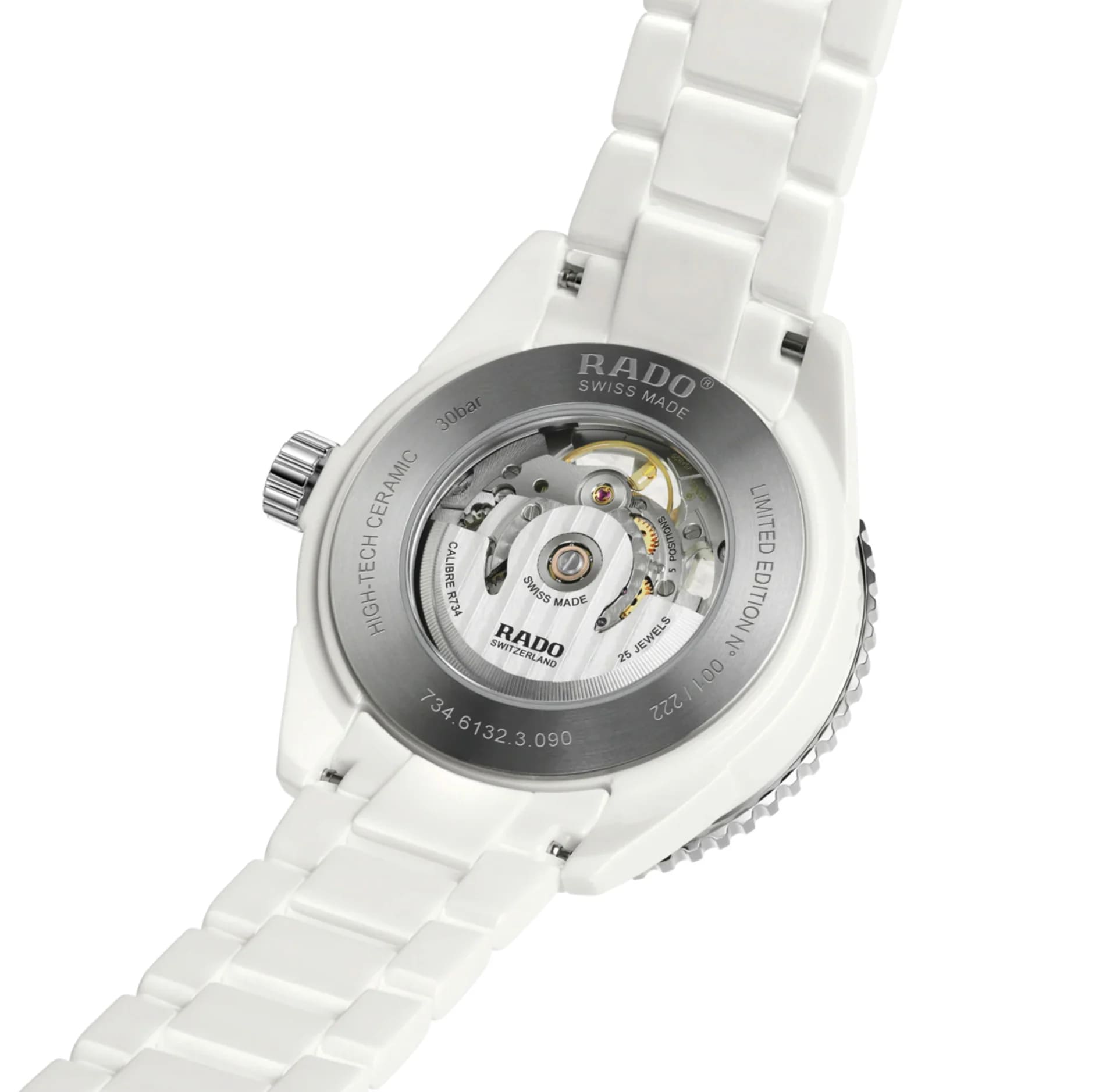 Rado Rado Captain Cook High-Tech Ceramic Diver R32132902, captain cook швейцария мужские часы на браслете высокотехнологичная керамика + титан боковой вид